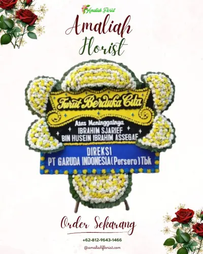 Papan Bunga Duka di Sugihwaras