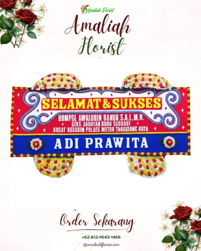 Karangan Bunga Ucapan Selamat di Sugihwaras