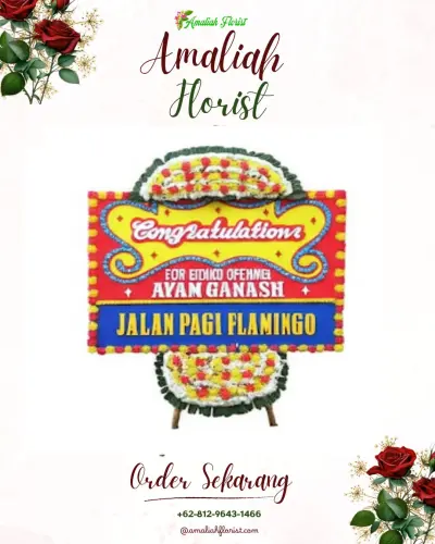 Bunga Papan Congratulation di Sugihwaras